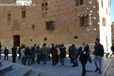 Viandantes en el centro de Salamanca. Foto de Vanesa Martins